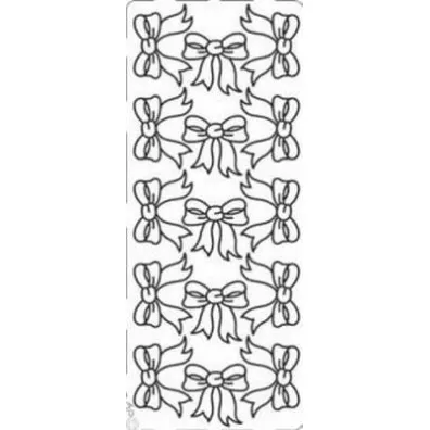 Galeria Hobby Stiker a�urowy srebrny