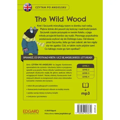 EDGARD. Angielski. Czytam po angielsku. The Wild Wood. Level 1 + MP3