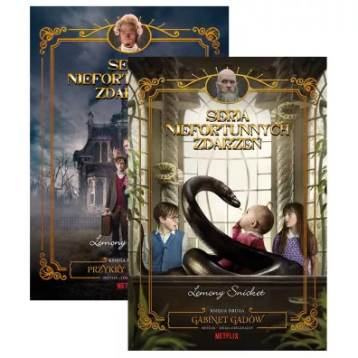 Pakiet Seria niefortunnych zdarze�. Tomy 1-2: Przykry pocz�tek, Gabinet gad�w - Lemony Snicket