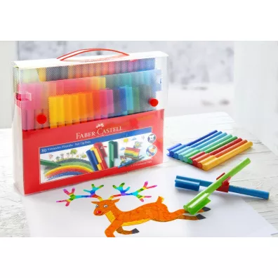 Faber-Castell Flamastry connector Zestaw prezentowy 80 szt.