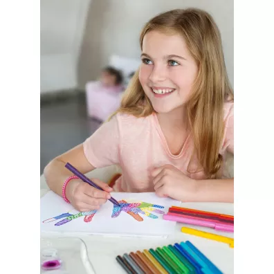 Faber-Castell Flamastry connector Zestaw prezentowy 80 szt.