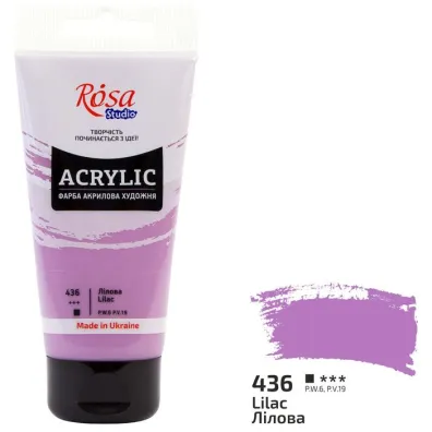 Rosa Farba akrylowa lilac 436 75ml