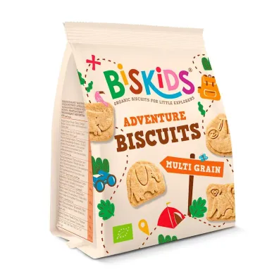 Biskids Ciasteczka wielozbo�owe zwierz�ta 100 g Bio