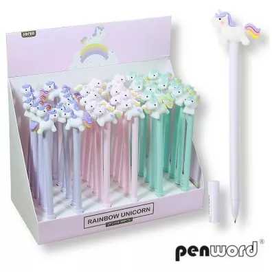 Penword Dugopis rainbow unicorn 36 szt.