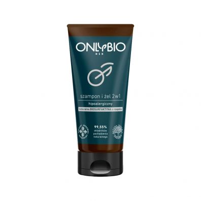 OnlyBio Men hipoalergiczny szampon i el 2w1 z olejem z rzepaku 200 ml