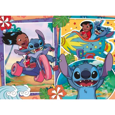 Puzzle dwustronne eko 60 el. Stitch Lisciani