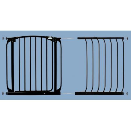 Dreambaby Rozszerzenie bramki bezpieczestwa Chelsea - 54cm (wys. 75cm) - czarne