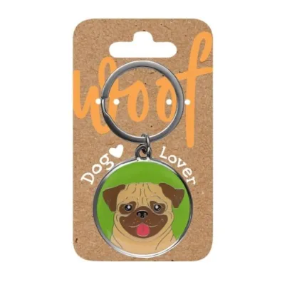 Be-Happy Gifts Brelok dla psiarzy - mops