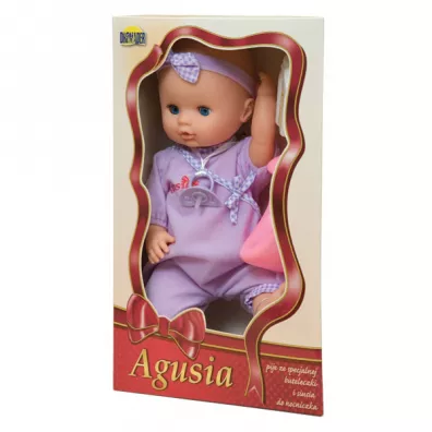 Lalka Agusia pije i siusia 48cm 00382 03824 Dromader