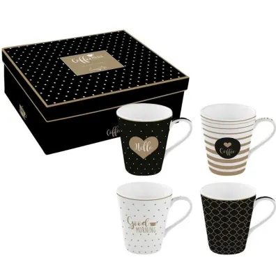 Easy Life Kubki porcelanowe Caffee 300ml