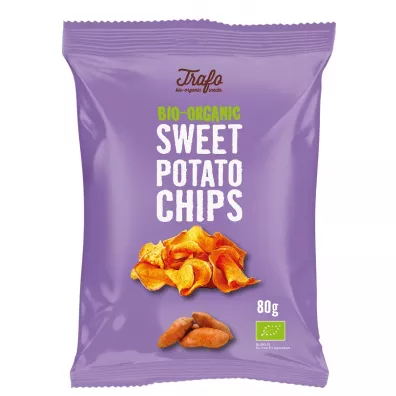 Trafo Chipsy z batat�w sma�one na oleju s�onecznikowym 80 g Bio