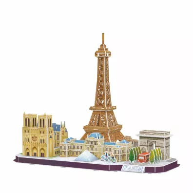 Puzzle 3D 114 el. City Line Paris Cubic Fun