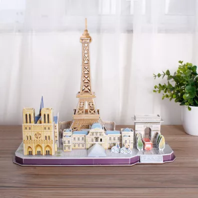 Puzzle 3D 114 el. City Line Paris Cubic Fun