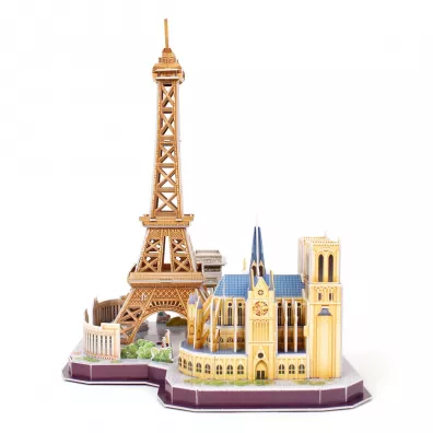 Puzzle 3D 114 el. City Line Paris Cubic Fun