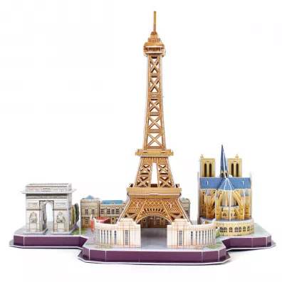 Puzzle 3D 114 el. City Line Paris Cubic Fun