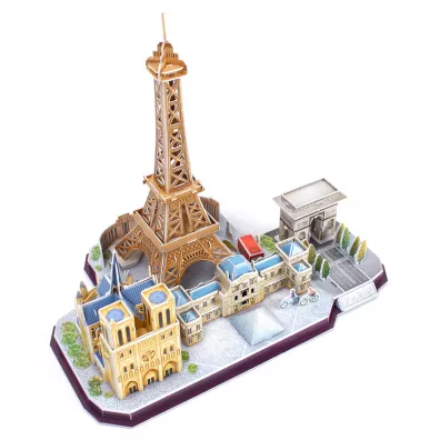 Puzzle 3D 114 el. City Line Paris Cubic Fun