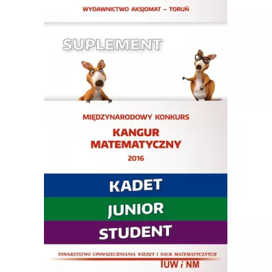Kangur7 Matematyka z w. kangurem 2016 (Kadet/Junior/Student)