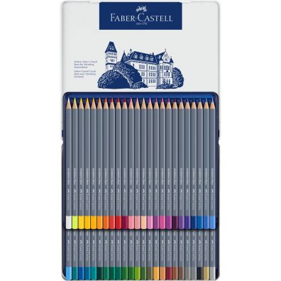 Faber-Castell Kredki akwarelowe Goldfaber Aqua w metalowym opakowaniu 48 kolorw