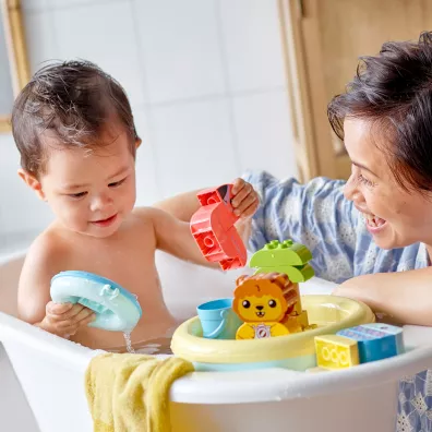LEGO DUPLO Zabawa w kpieli: pywajca wyspa ze zwierztkami 10966