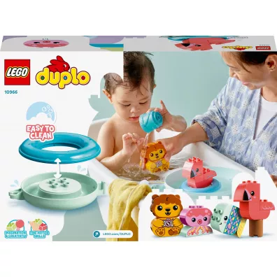 LEGO DUPLO Zabawa w kpieli: pywajca wyspa ze zwierztkami 10966