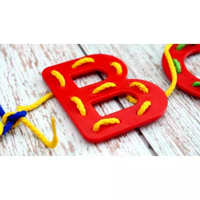 Montessori. Przeplatanka ABC + 123 Quercetti