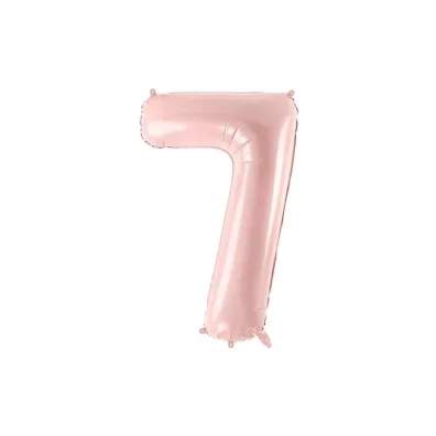 PartyDeco Balon foliowy 7 jasny r�owy 72cm