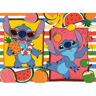 Puzzle dwustronne eko 48 el. Stitch Lisciani