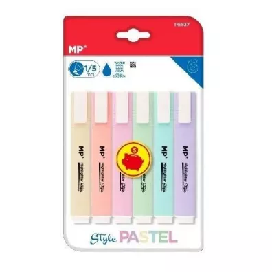 Mp Main Paper Zakre�lacz pastelowy 6 szt.