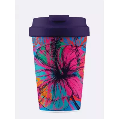 Chic-Mic Kubek podr�ny z tworzywa pla kolorowy ogr�d 350 ml