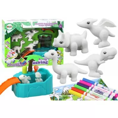 Zestaw artystyczny DIY Dinozaury Leantoys