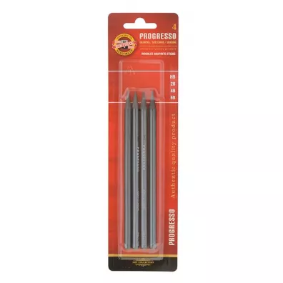 Koh-I-Noor O��wek grafitowy Progresso HB/2B/4B/6B 9814 4 szt.