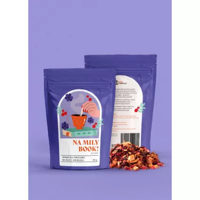 TanioKsi��kowa herbata owocowa na bazie hibiskusa - Na Mi�y Book 50 g