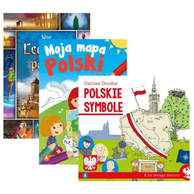 Pakiet Ma�y patriota: Legendy polskie, Moja mapa Polski, Klub ma�ego patrioty. Polskie symbole