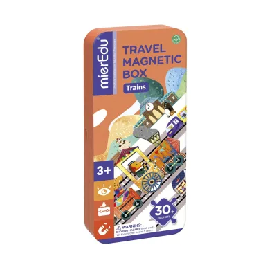 Puzzle Magnetyczne podr�ne Poci�gi mierEdu
