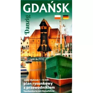 Plan kieszonkowy rysunkowy Gdask