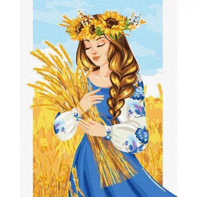 Ideyka Malowanie po numerach - Moja ziemia 40x50cm