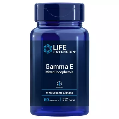 Life Extension Gamma E Mixed Tocopherols Suplement diety 60 kaps.