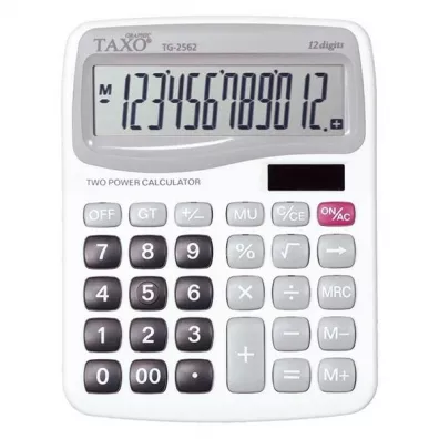 Titanum Kalkulator Taxo 12-pozycyjny TG-2562 bia�y