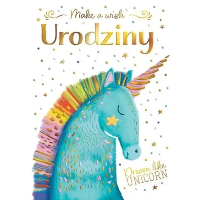 Henry KARNET URODZINY B6 Z KOP JEDNOROZEC Z GWIAZDA HE