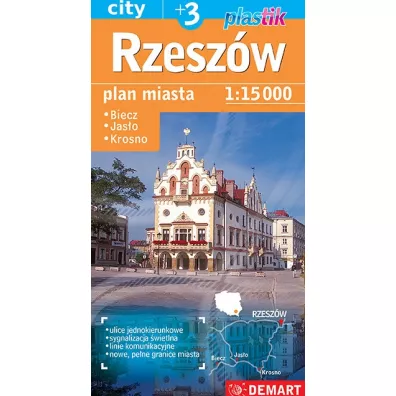 RZESZ�W plan miasta wersja plastik