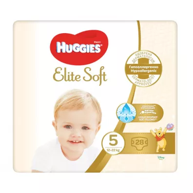 Huggies Pieluchy Jumbo 5 (12-22 kg) Elite Soft 28 szt.