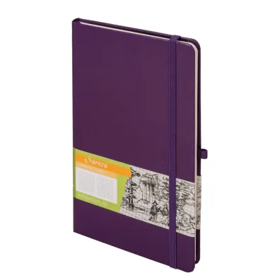 Antra Notes A5 Romantyzm fioletowy kratka 160 kartek