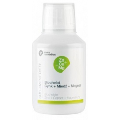 Invex Remedies Biochelat cynk-mied-magnez Suplement diety 150 ml