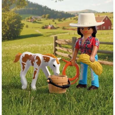 Playmobil DuoPack Kowbojka ze �rebakiem 72026