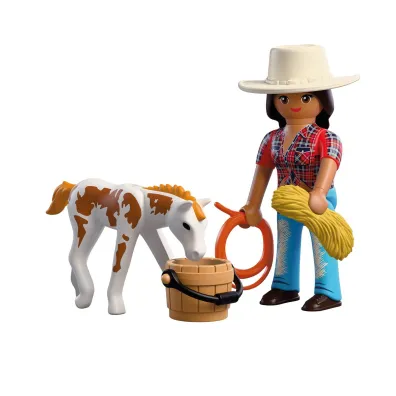 Playmobil DuoPack Kowbojka ze �rebakiem 72026