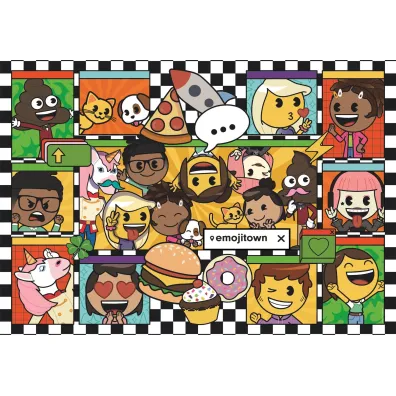 Puzzle 180 el. SuperColor. Emojii Town Clementoni