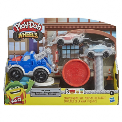 Zestaw z mas plastyczn PlayDoh Tow Truck Hasbro