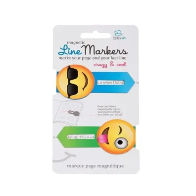 Thinking Gifts LineMarkers Wskazuj�ce zak�adki - Crazy&Cool