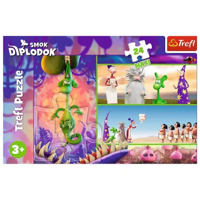 Puzzle maxi 24 el. Ciekawski Smok Trefl