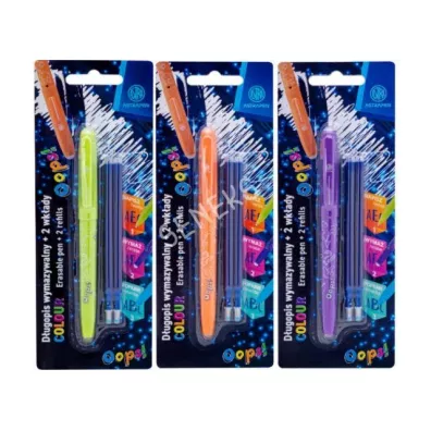 Astra D�ugopis wymazywalny OOPS! Colour + 2 wk�ady niebieskie